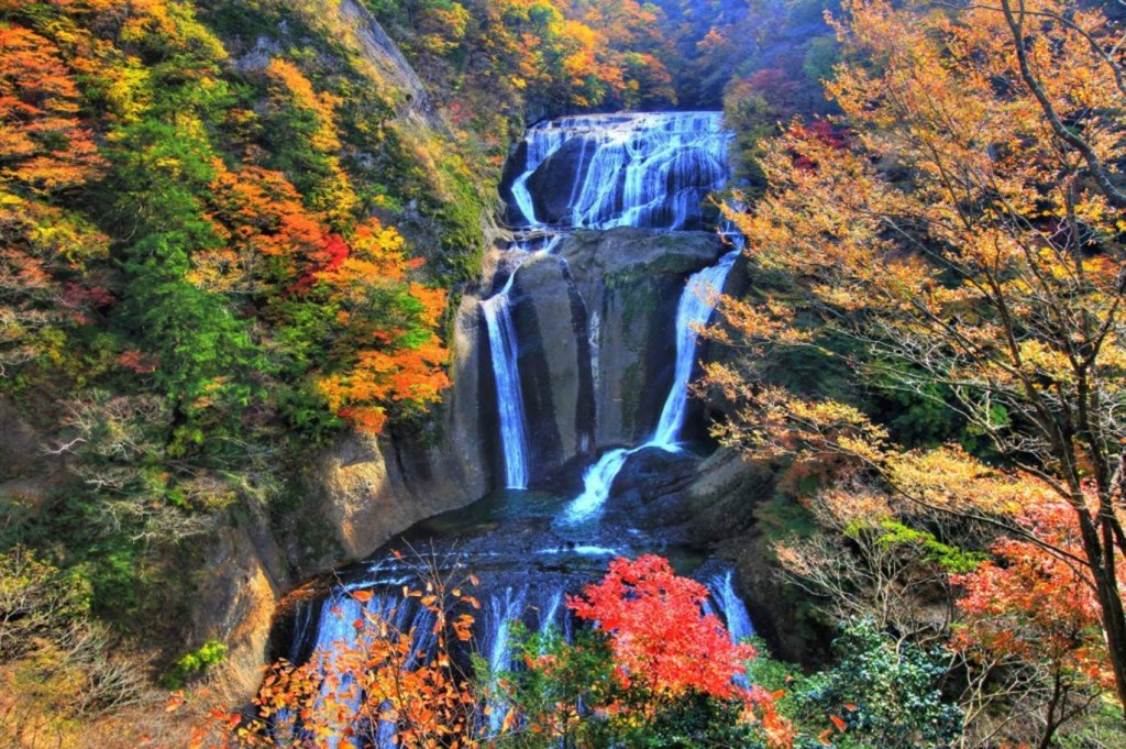 紅葉スポット11_袋田の滝